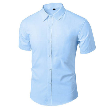 Men's Long/Short Sleeve Slim Fit Non-Ironing Casual Shirt - Price Value Store