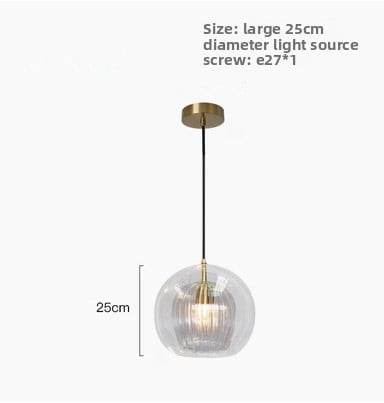 Simple bedside glass lamp - Price Value Store