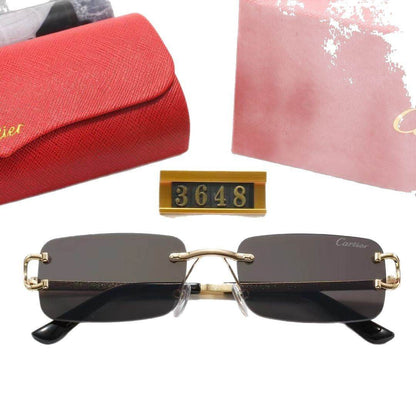 Rimless beveled sunglasses - Price Value Store