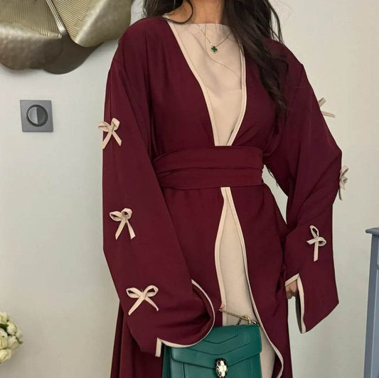 Belted long dress - Price Value Store