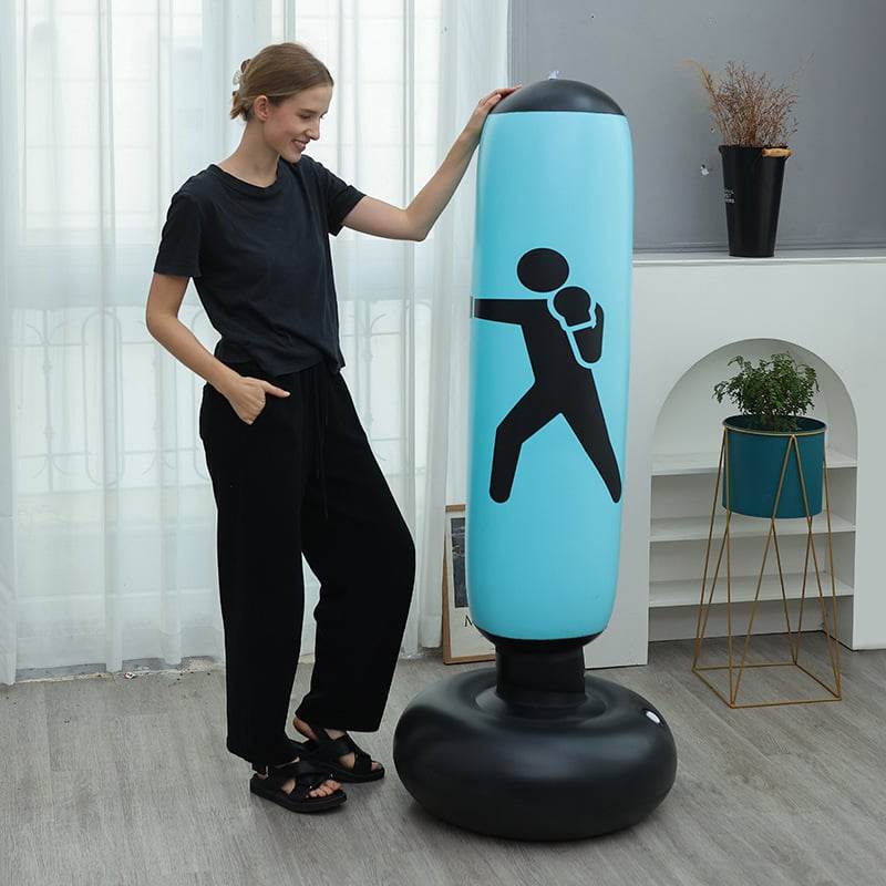 Inflatable fitness boxing column untoppleable figure - Price Value Store
