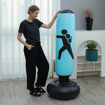 Inflatable fitness boxing column untoppleable figure - Price Value Store