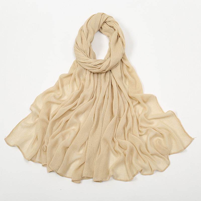 Solid-color simple headscarf - Price Value Store