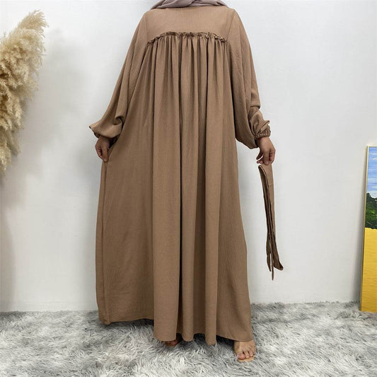 Muslim Abaya Dress with Side Pockets - Price Value Store