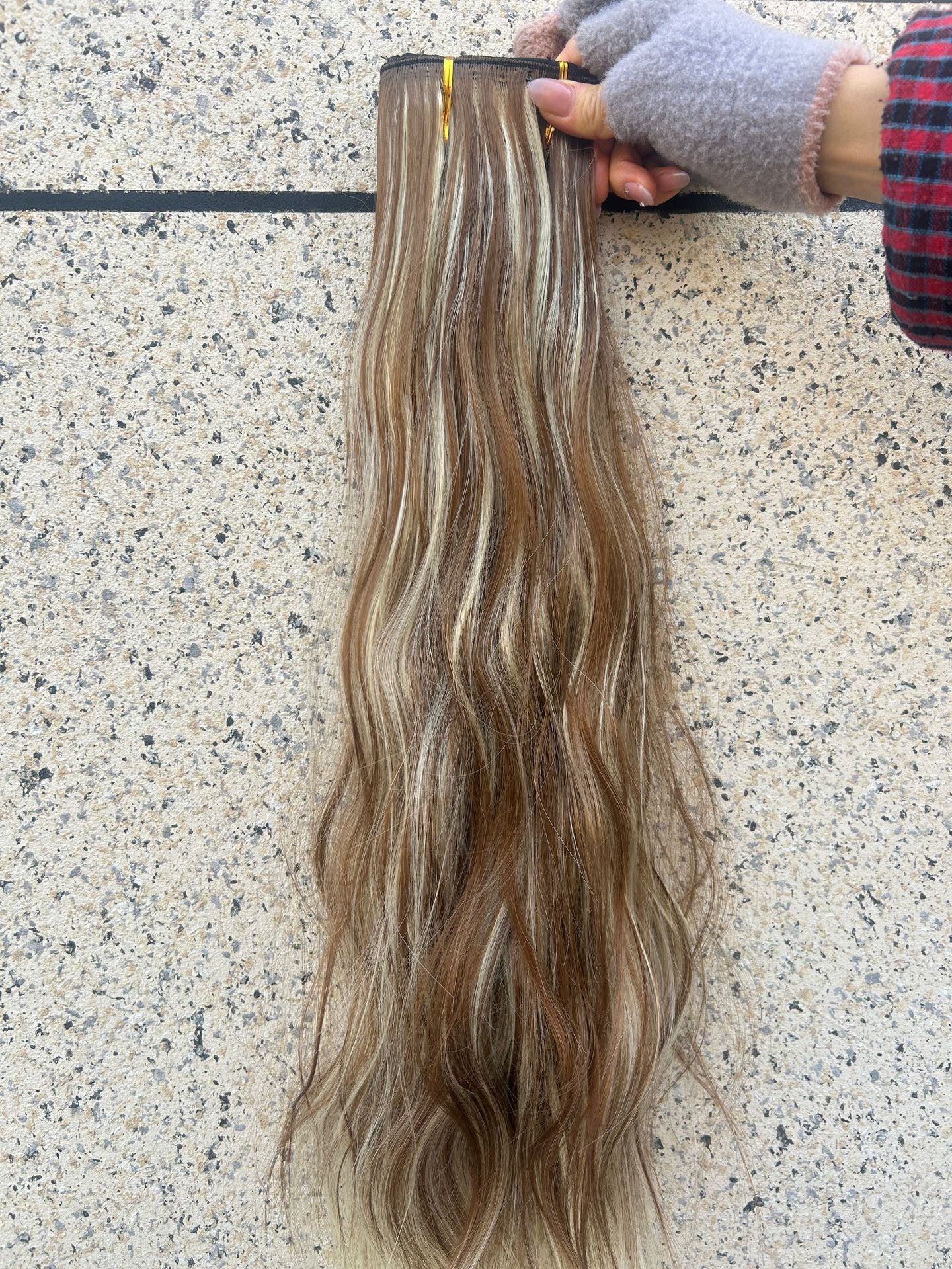 A four-piece wig set
