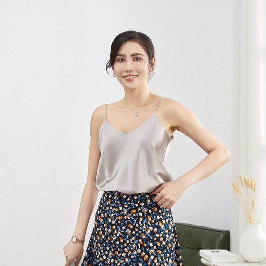 Double-layer silk camisole - Price Value Store