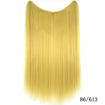 Seamless Straight Synthetic Hair Patch