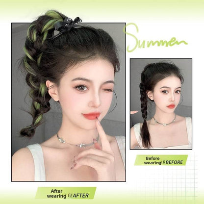 Colorful Hand-Woven Synthetic Hair Ponytail Bundles for Volume & Styling - Price Value Store