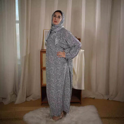 Scarf One Prayer Robe Fashion Printed dress - Price Value Store