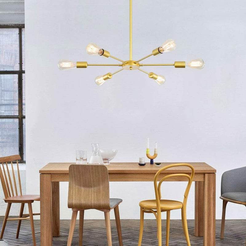 Cross-border Hot Sale Light Luxury Nordic Living Room Lamp Ceiling Lamp Modern Simple Atmospheric Bedroom Lighting Restaurant Art Lamps - Price Value Store