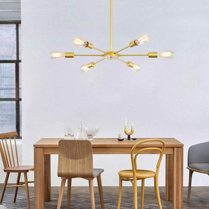 Cross-border Hot Sale Light Luxury Nordic Living Room Lamp Ceiling Lamp Modern Simple Atmospheric Bedroom Lighting Restaurant Art Lamps - Price Value Store