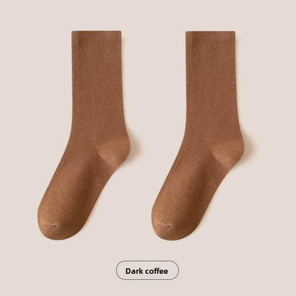 mid-calf length socks casual cotton socks - Price Value Store