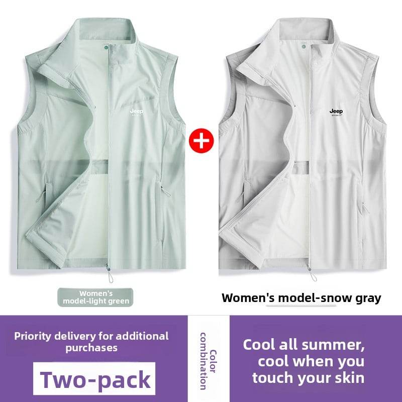 Ice Silk Sun Protection vest - Price Value Store