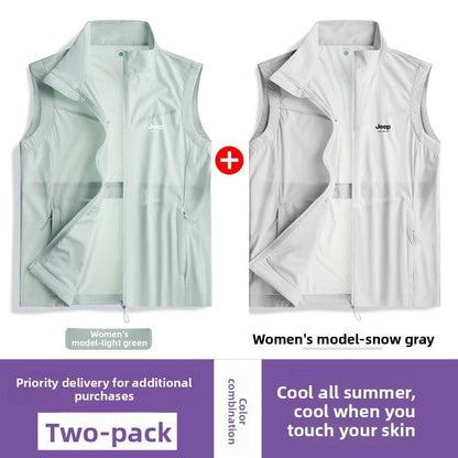 Ice Silk Sun Protection vest - Price Value Store