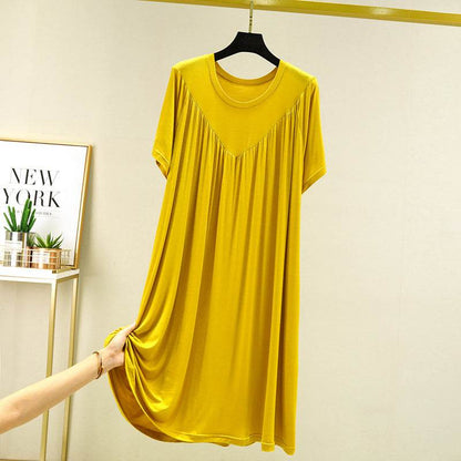 Modal Summer Nightdress Loose Fit Casual Dress for Women - Price Value Store