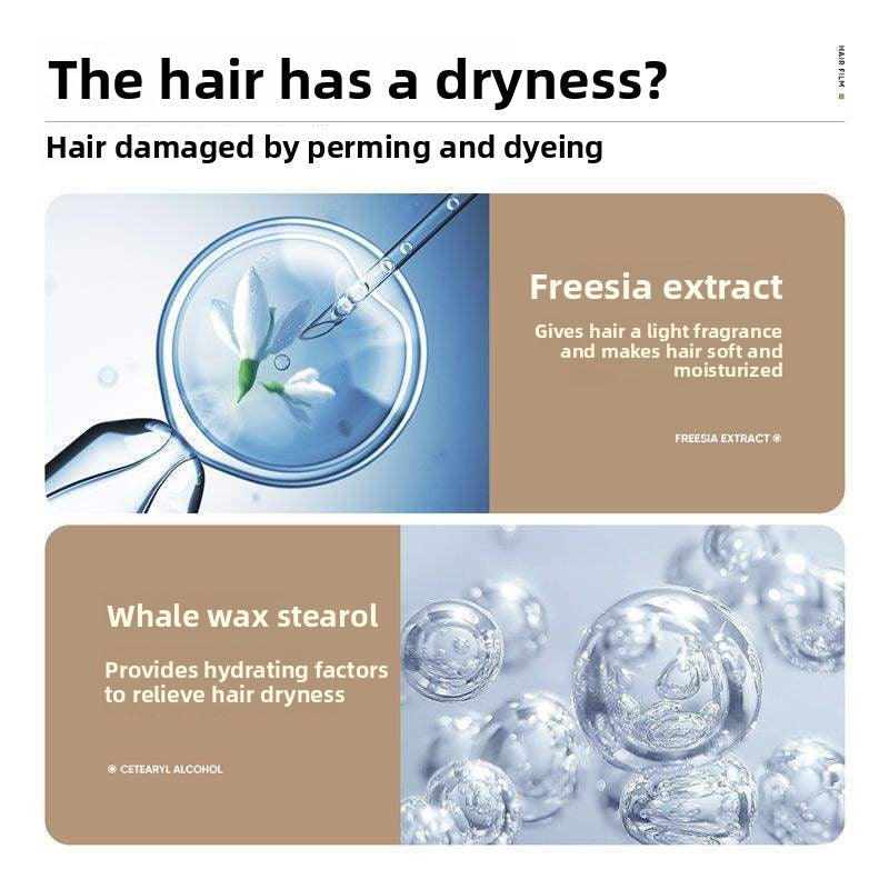 Disposable hair mask controls oil