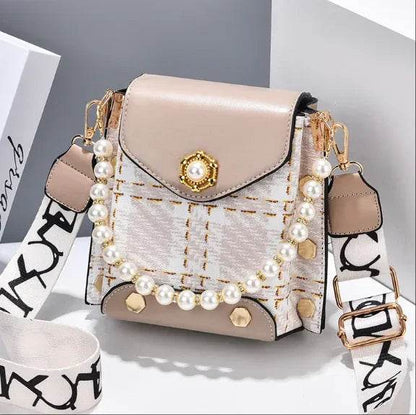Elegant Pearl Chain Crossbody Bag ? Cute Princess-Inspired Phone Purse for Women - Price Value Store