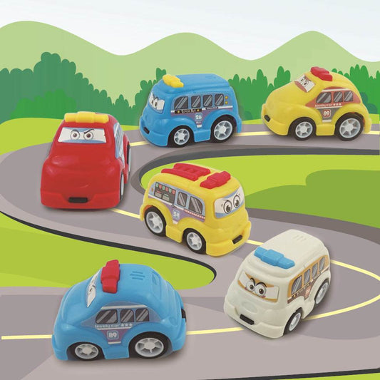 Mini Cartoon Pull-Back Engineering Toy Car - Price Value Store