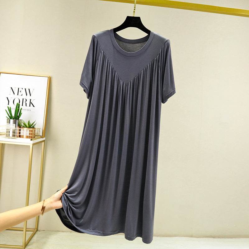 Modal Summer Nightdress Loose Fit Casual Dress for Women - Price Value Store