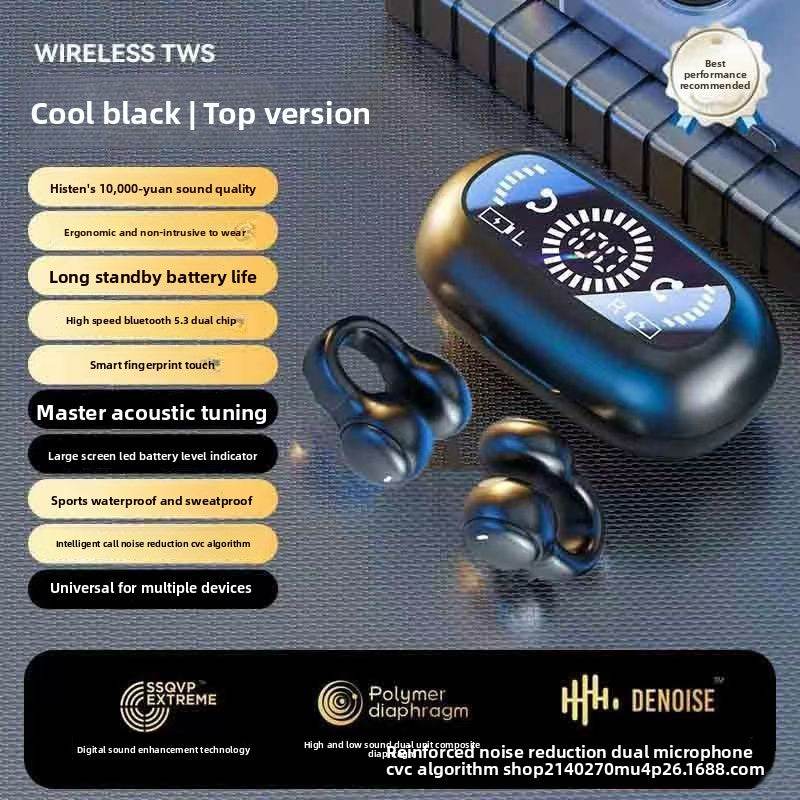 Sports digital display long endurance wireless headset - Price Value Store