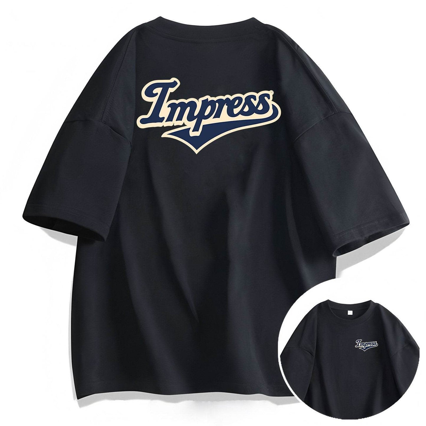 A versatile men's round-neck half-sleeved top - Price Value Store