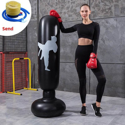 Inflatable fitness boxing column untoppleable figure - Price Value Store