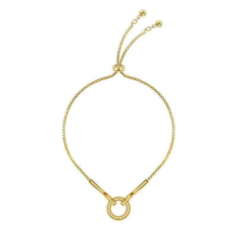 Ring-shaped adjustable snake bone bracelet - Price Value Store