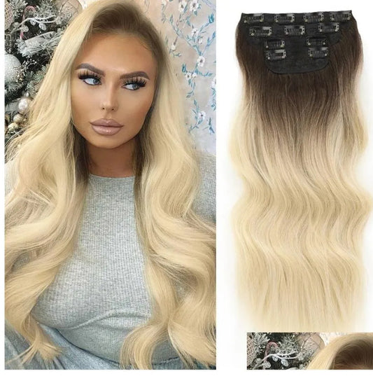 A four-piece wig set