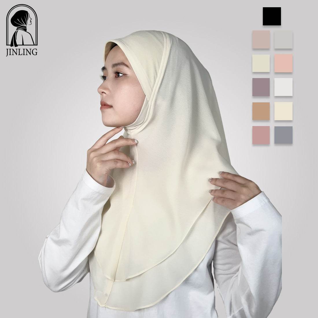 Arab ladies' swallowtail headscarf - Price Value Store