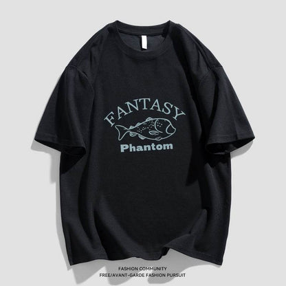 A versatile men's round-neck half-sleeved top - Price Value Store