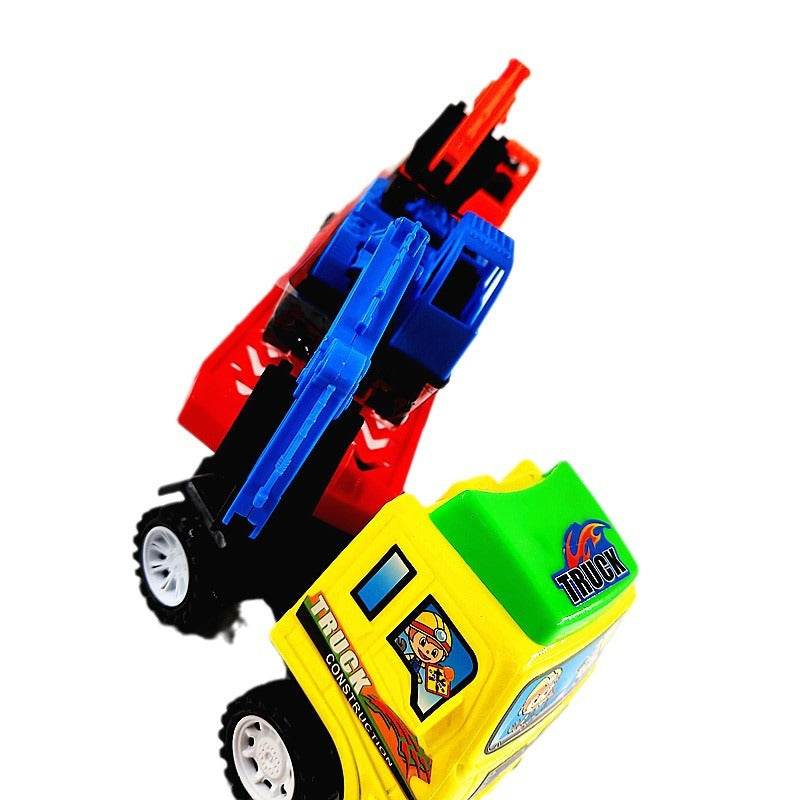 Sliding Toy Trailer with 2 Excavators for Kids - Price Value Store