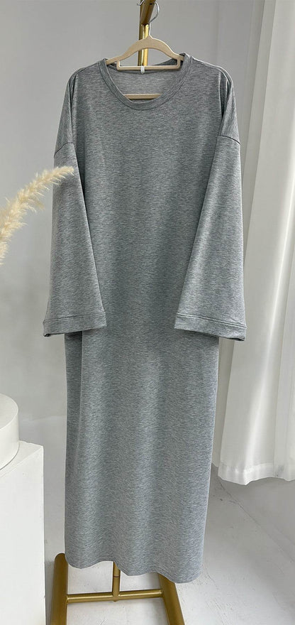 Solid-color hoodie dress - Price Value Store