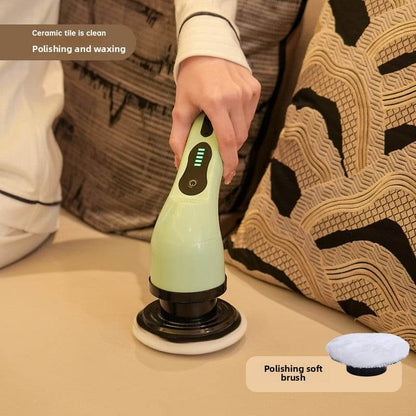 Wireless Long Handle Electric Cleaning Brush Household Handheld Multifunctional Toilet Washing Machine Artifact Cleaning Kitchen Waterproof - Price Value Store
