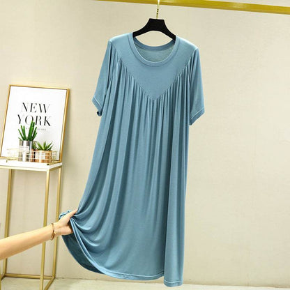 Modal Summer Nightdress Loose Fit Casual Dress for Women - Price Value Store