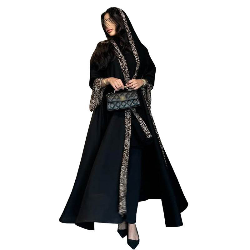 Leopard print fashionable robe - Price Value Store