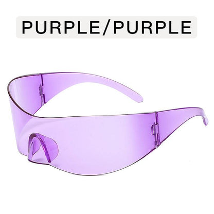 Frameless one-piece sunglasses - Price Value Store