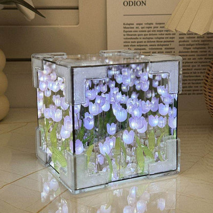 Rubik's Cube Tulip Sea Night Light - Price Value Store