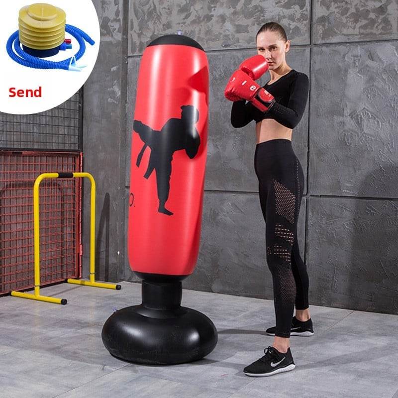 Inflatable fitness boxing column untoppleable figure - Price Value Store
