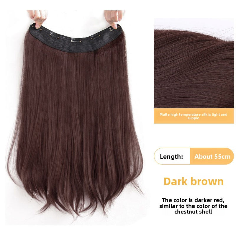 One-Piece Wig, Long Straight Hair