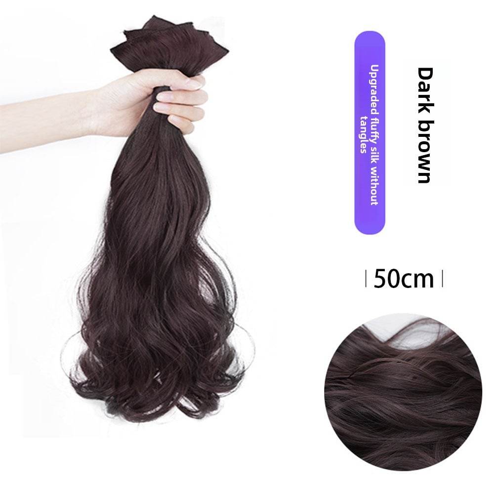 Three-piece large wavy wig pieces - Price Value Store