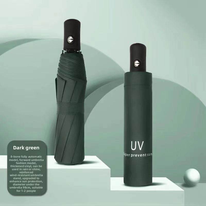 The fully automatic umbrella is suitable for both sunny and rainy days - Price Value Store