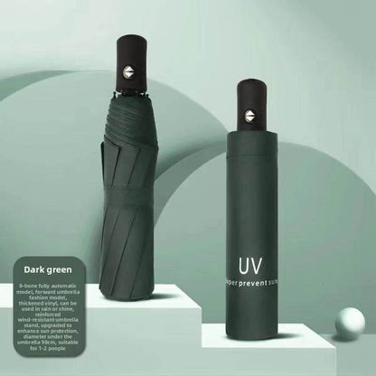 The fully automatic umbrella is suitable for both sunny and rainy days - Price Value Store