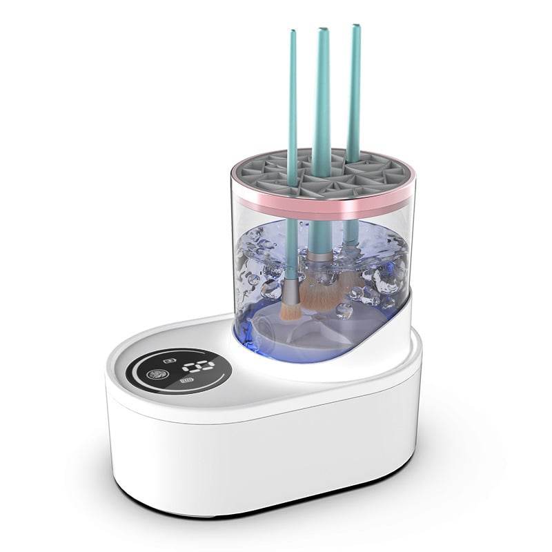 Cosmetic Brush Cleaning Machine Tool Automatic Cleaning Electric Brush Cleaning Drying Artifact Household Lazy Cleaning Powder Puff - Price Value Store