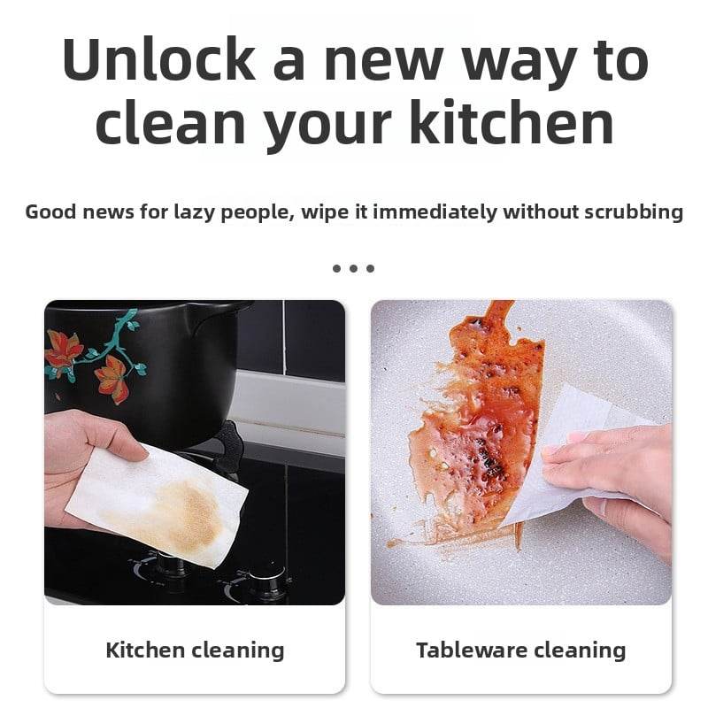Kitchen wet wipes for removing dirt and oil - Price Value Store