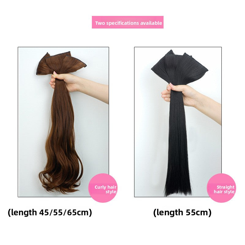 Fluffy big wave wig extension pieces