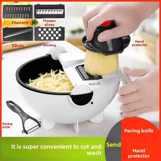Stainless Steel Hand Guard Vegetable Cutter with Grater and Slicer - Price Value Store