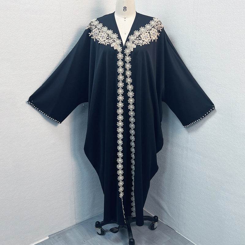 Patchwork lace cardigan robe - Price Value Store