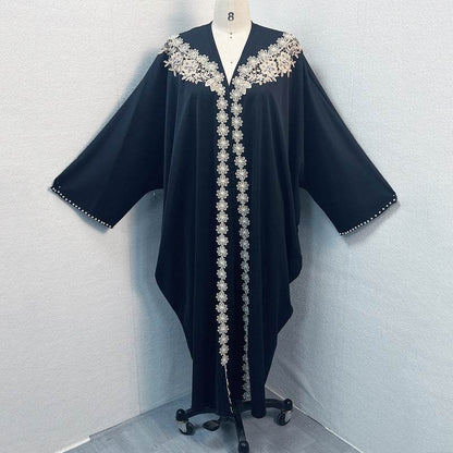 Patchwork lace cardigan robe - Price Value Store