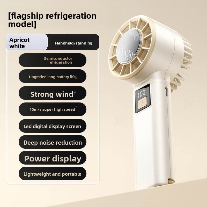Handheld semiconductor-cooled portable mini cooling electric fan - Price Value Store