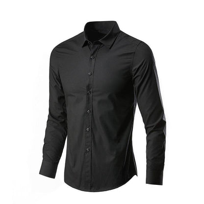 Men's Long/Short Sleeve Slim Fit Non-Ironing Casual Shirt - Price Value Store